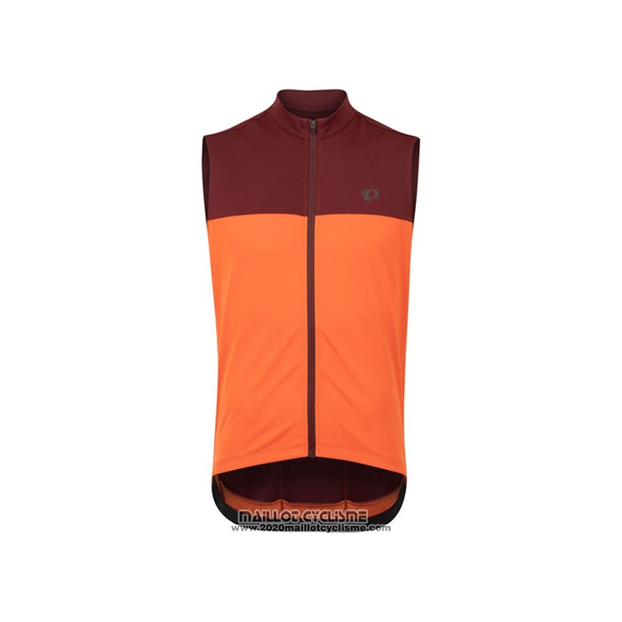 2021 Gilet Coupe Vent Pearl Izumi Orange Manches Courtes et Cuissard